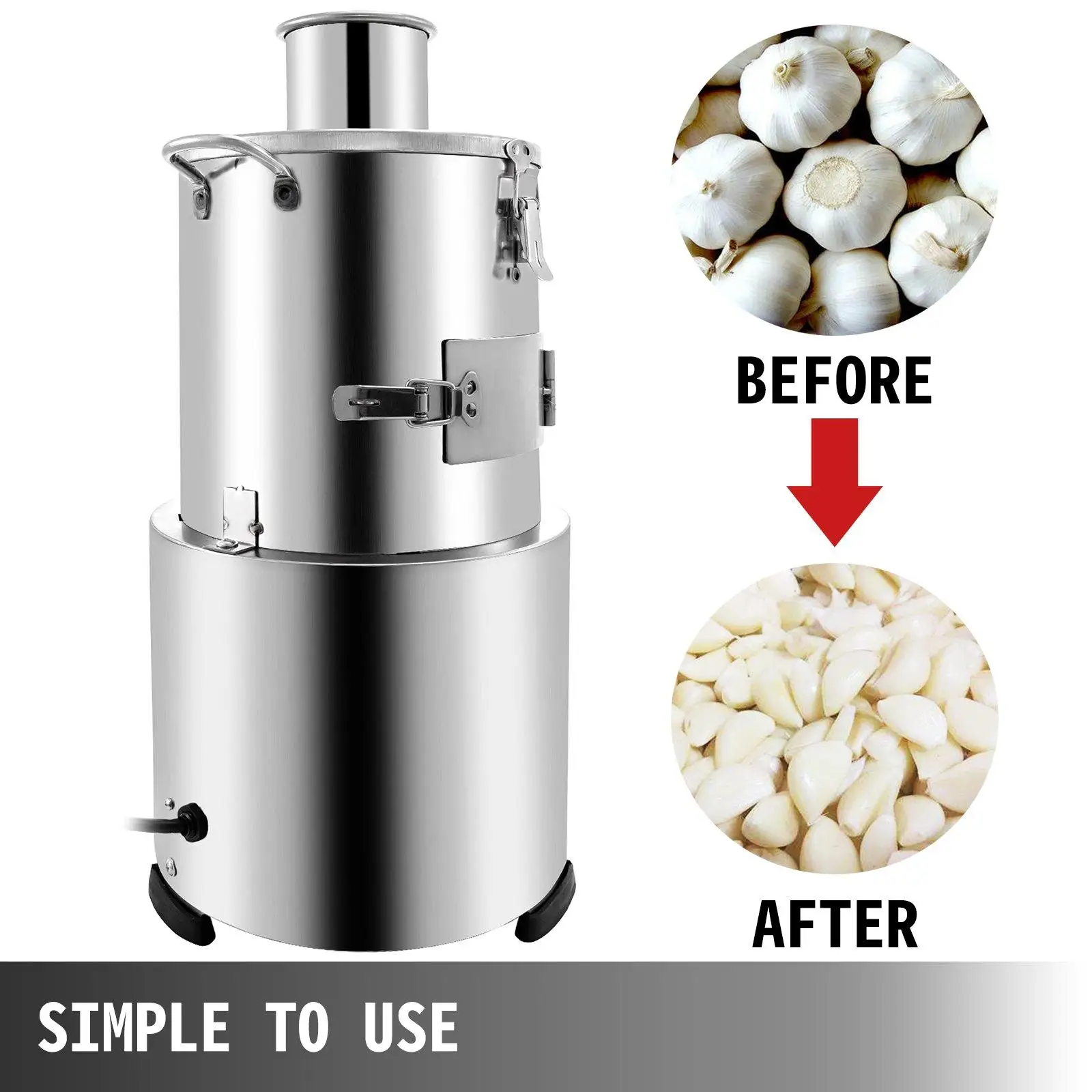 Techtongda Electric Garlic Peeler Machine for Dry Whole Garlic