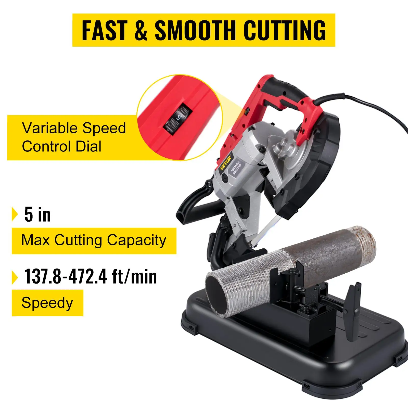 portable band saw for wood & Metal