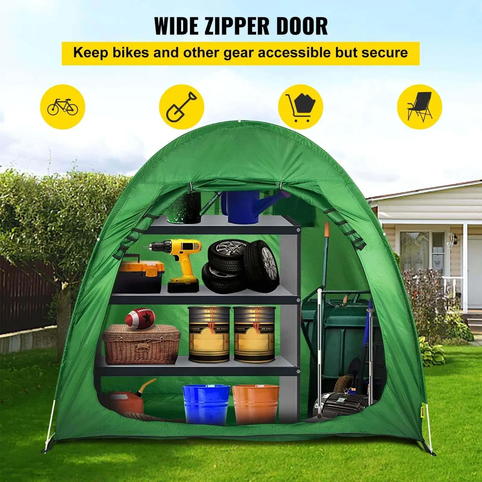 versatile VEVOR bike storage tent