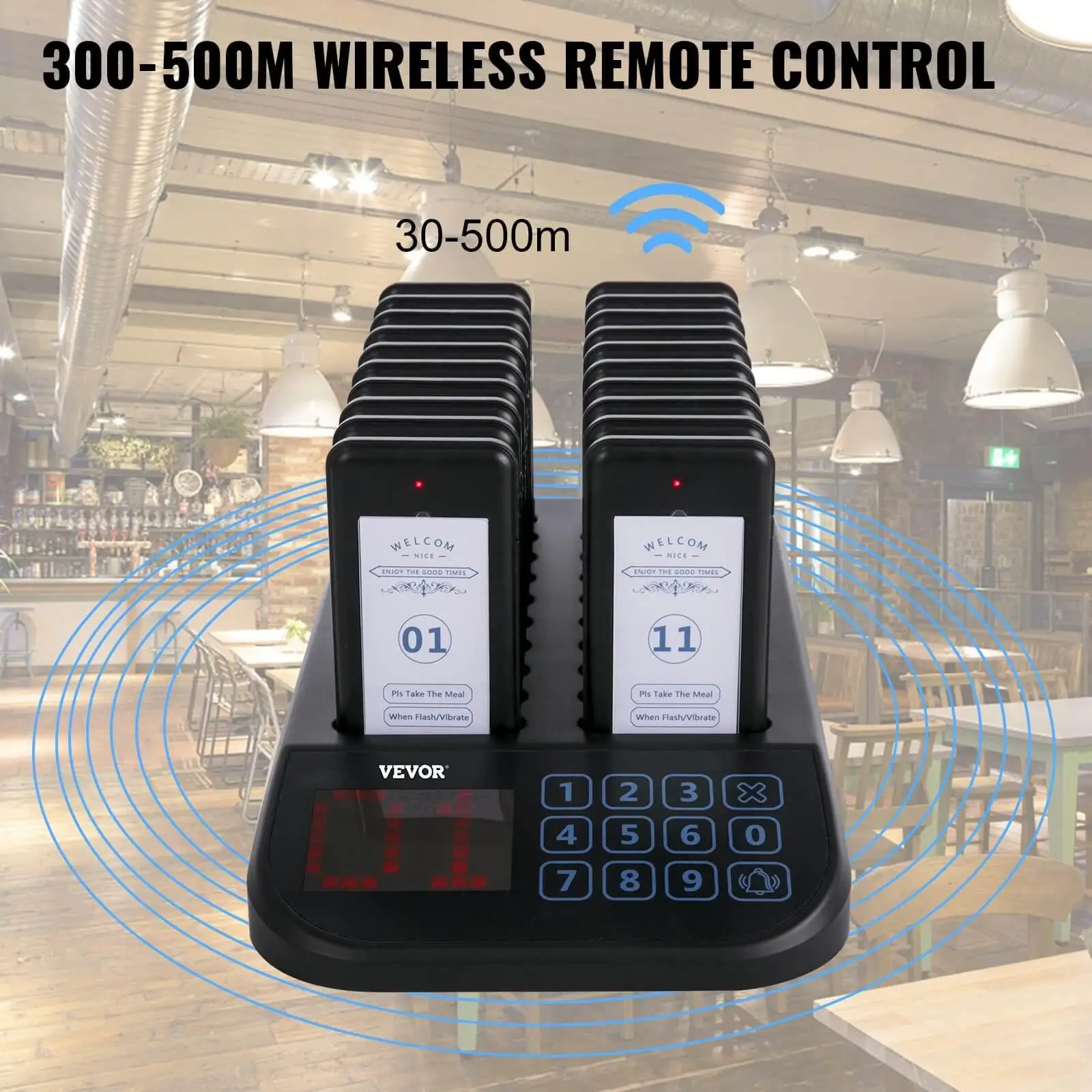 300-500m wireless working range - VEVOR