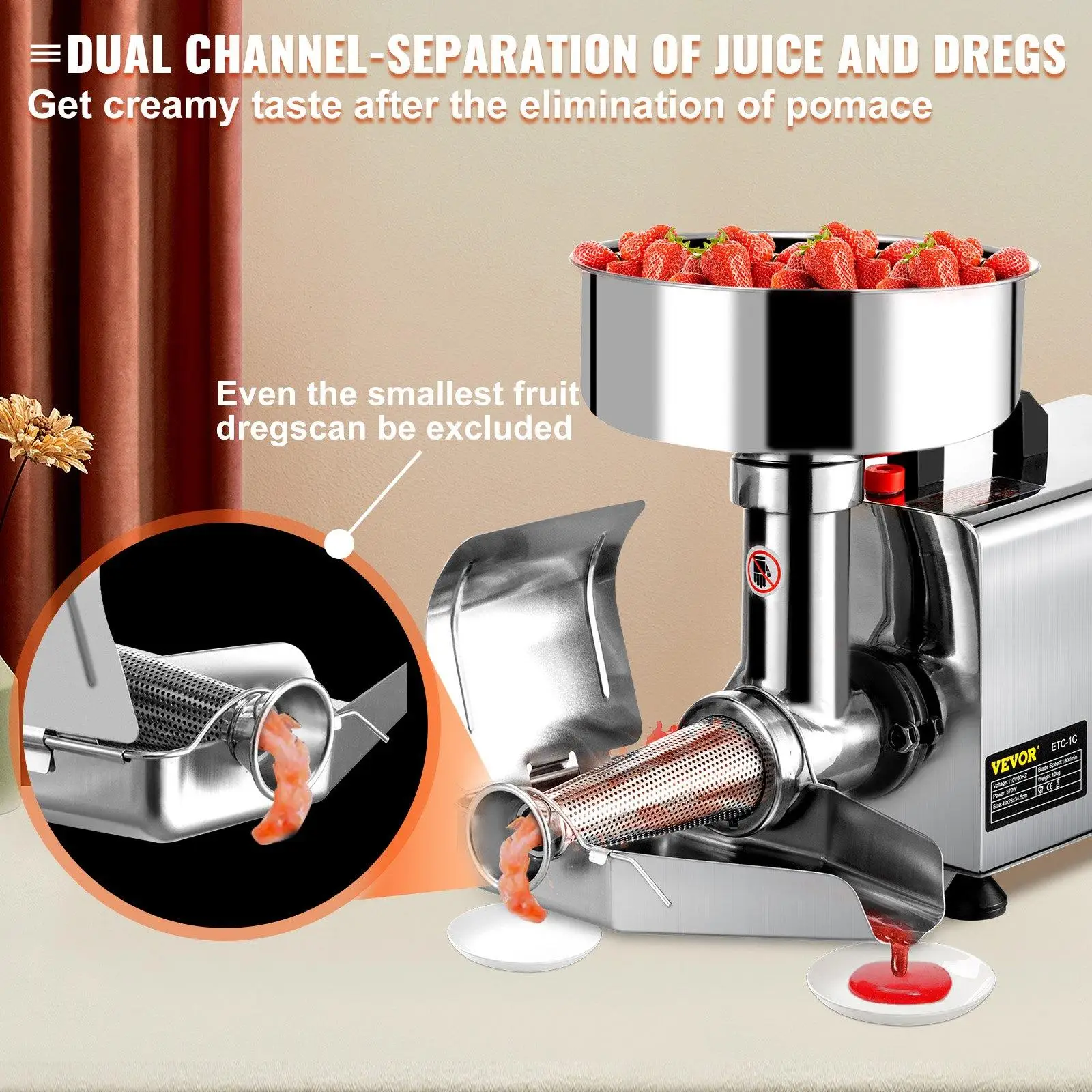 Best Commercial Electric Tomato Press & Strainer Sauce Machine VEVOR Blog