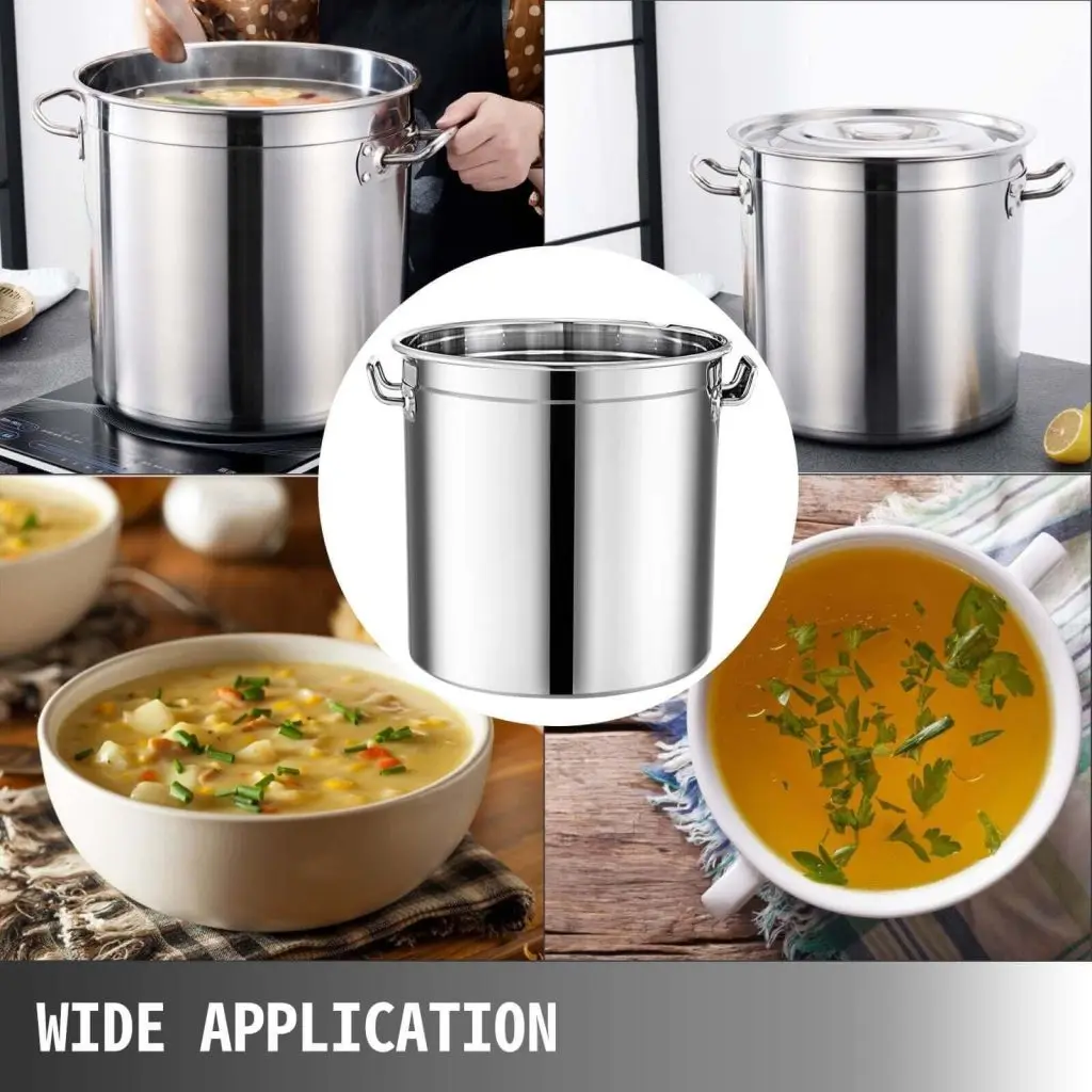 Best Extra Large Stainless Steel Restaurant Stock Pots of 2024