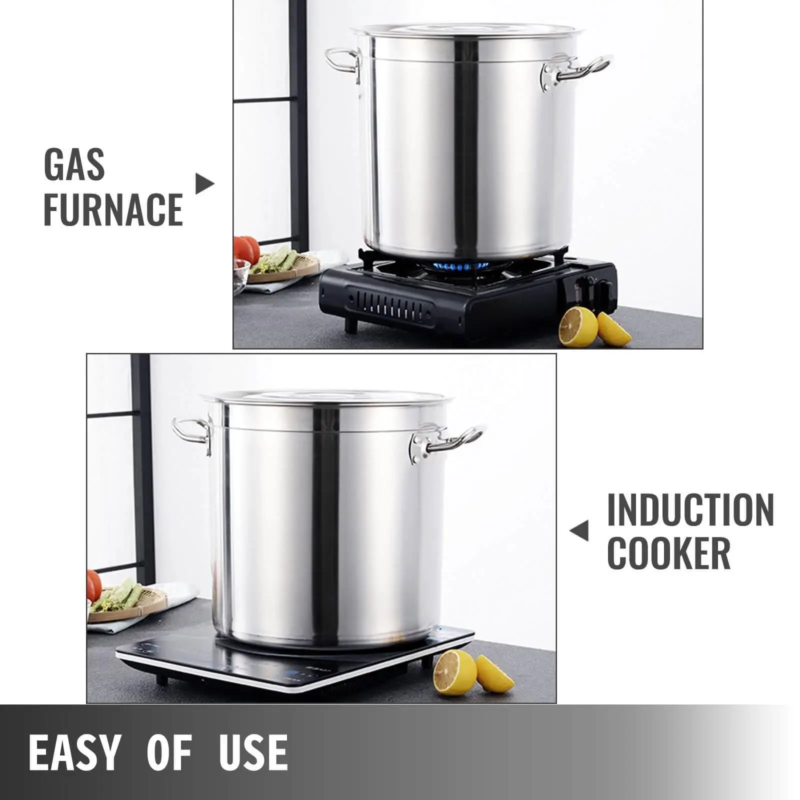 Easy-to-use VEVOR stockpot