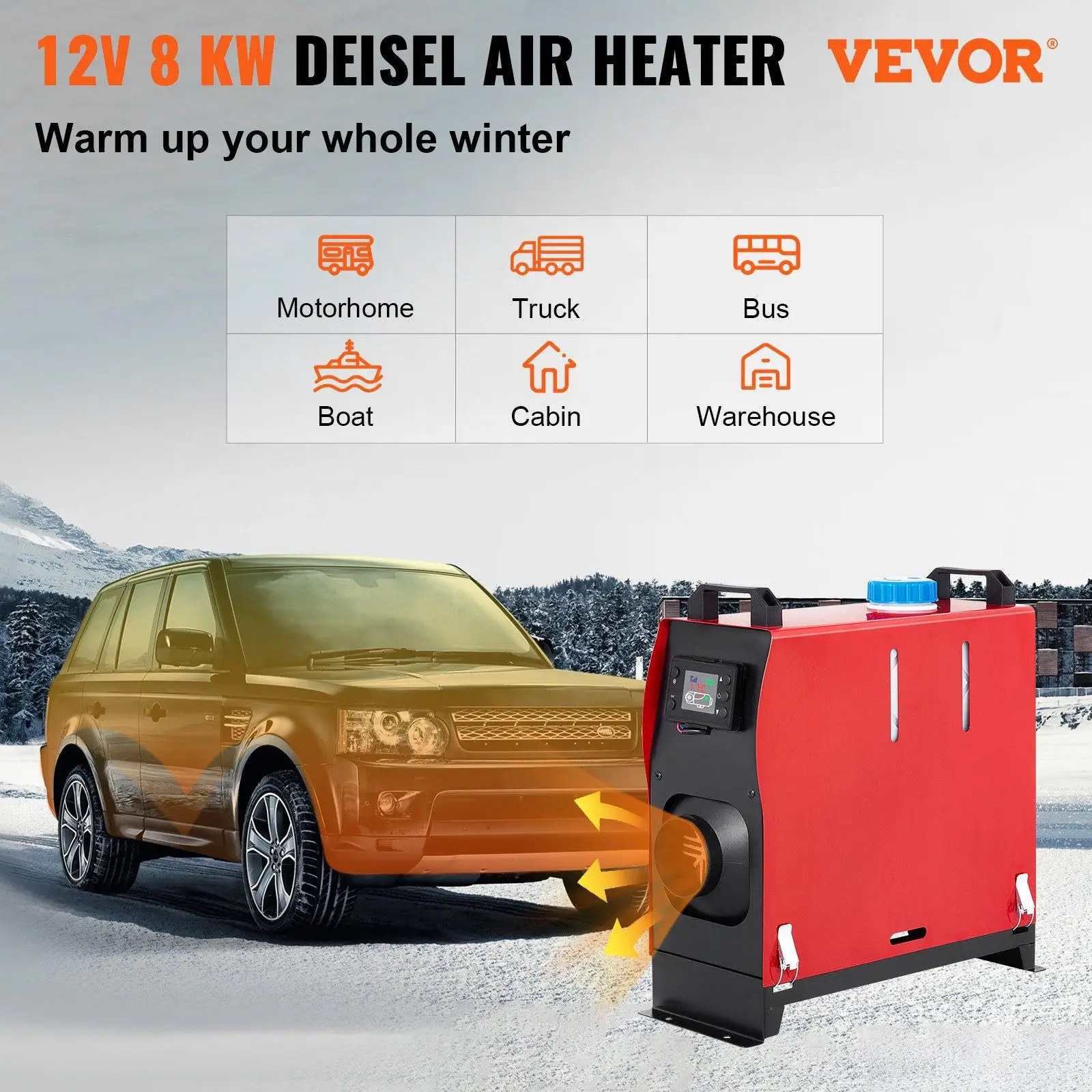 12V diesel air heater