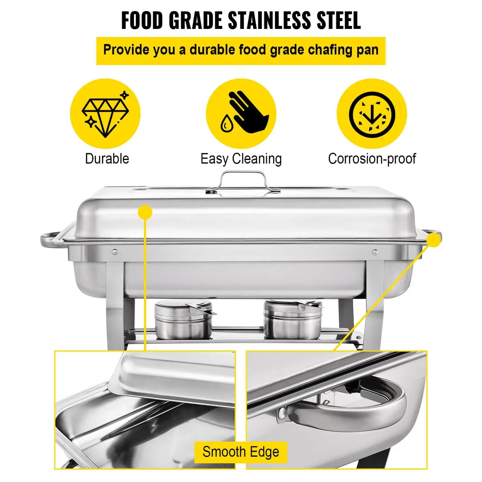 VEVOR'S food-grade steel chafing dish