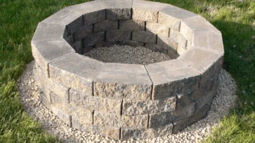 preparing-the-firepit-base