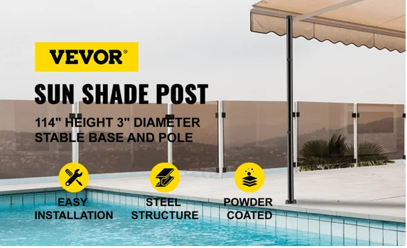 vevor-sun-shade-post-114-inch