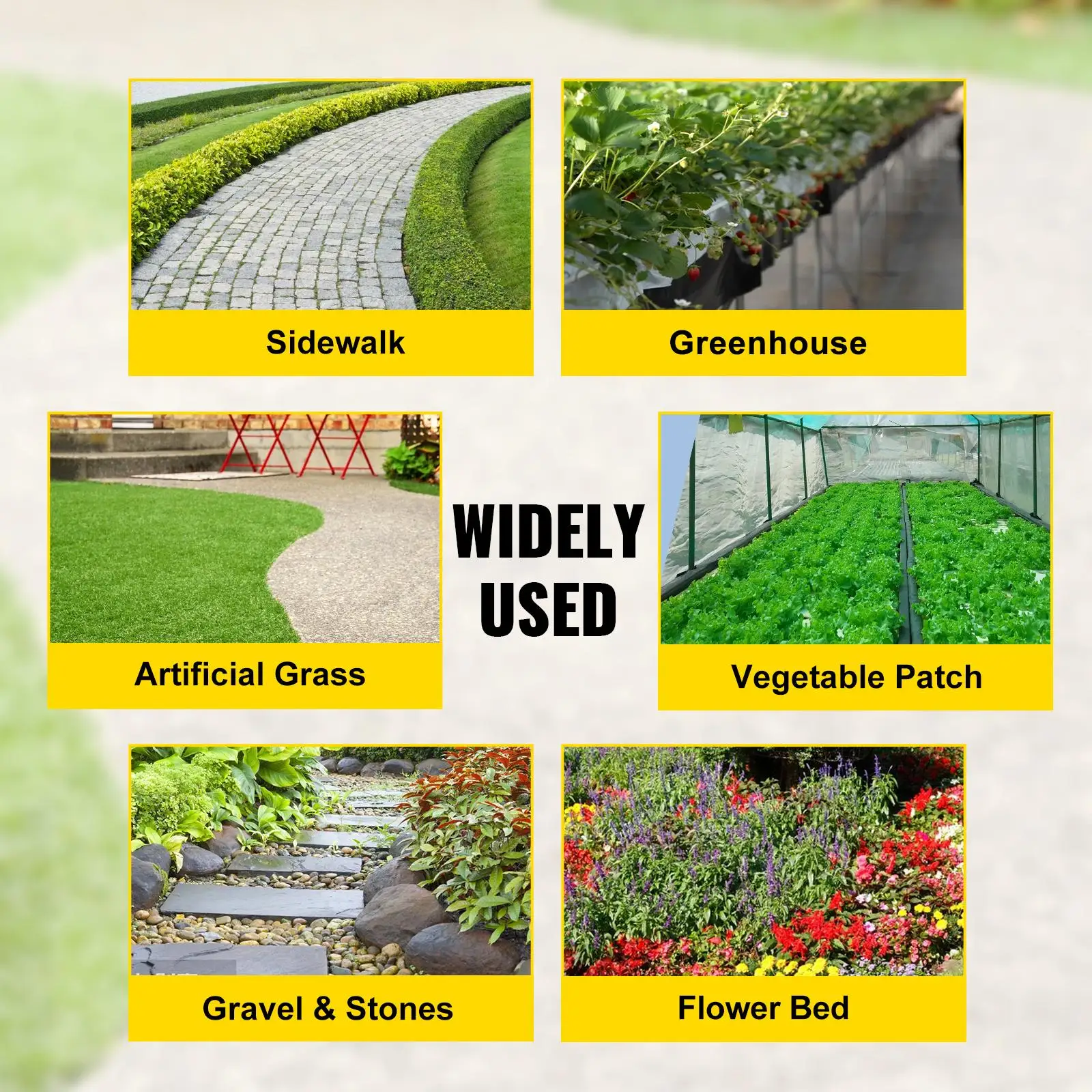 Woven landscape fabric