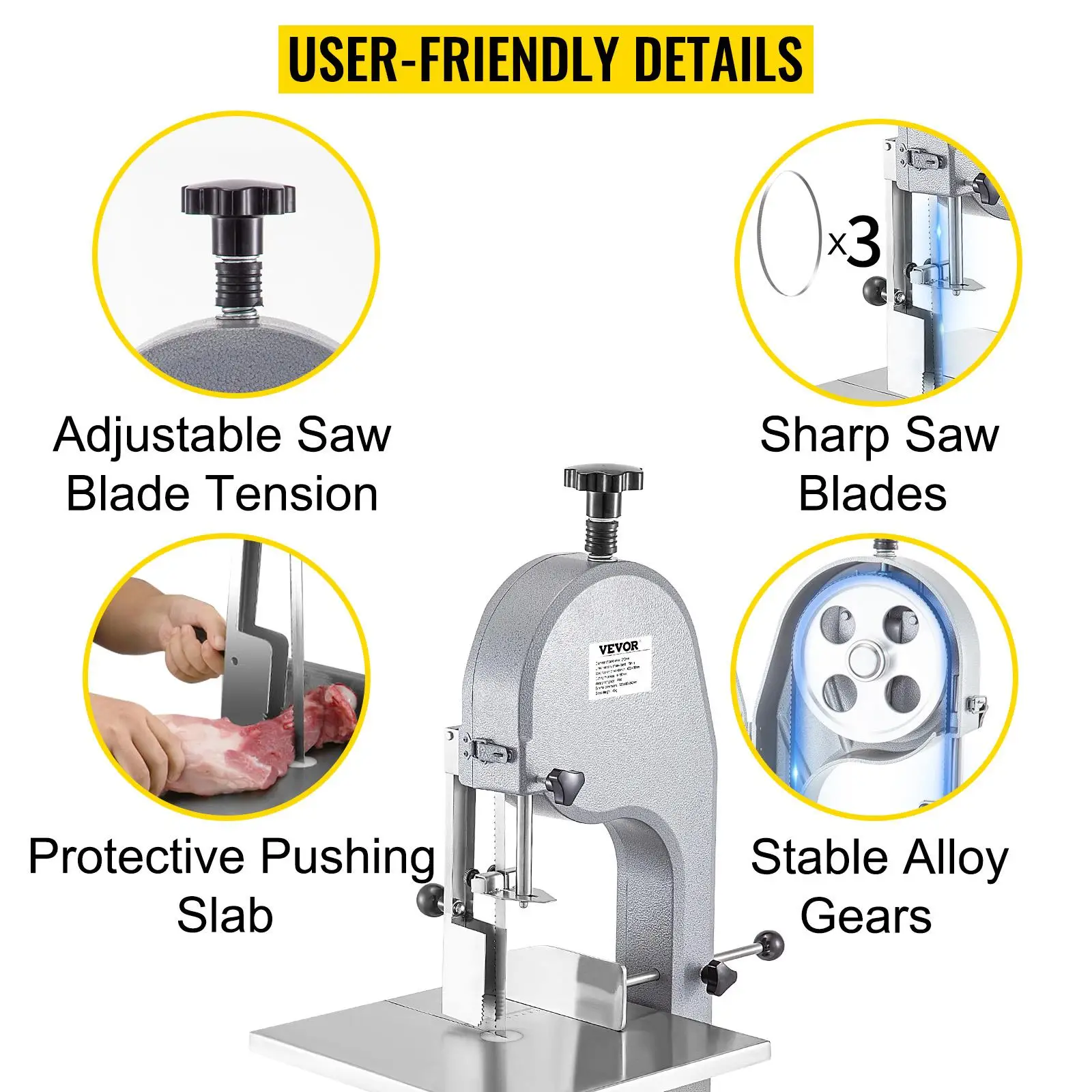 User-friendly bone saw machine