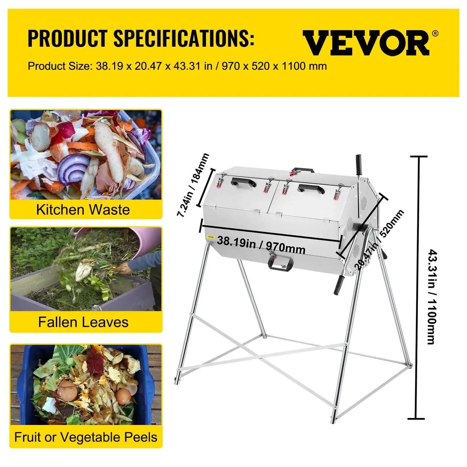 VEVOR compost tumbler