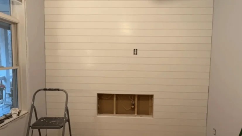 installing a shiplap
