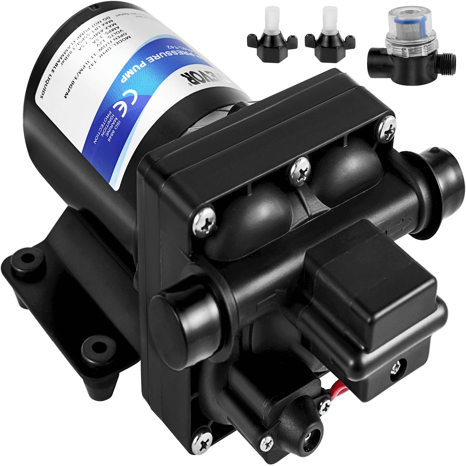 vevor 12v rv water pump