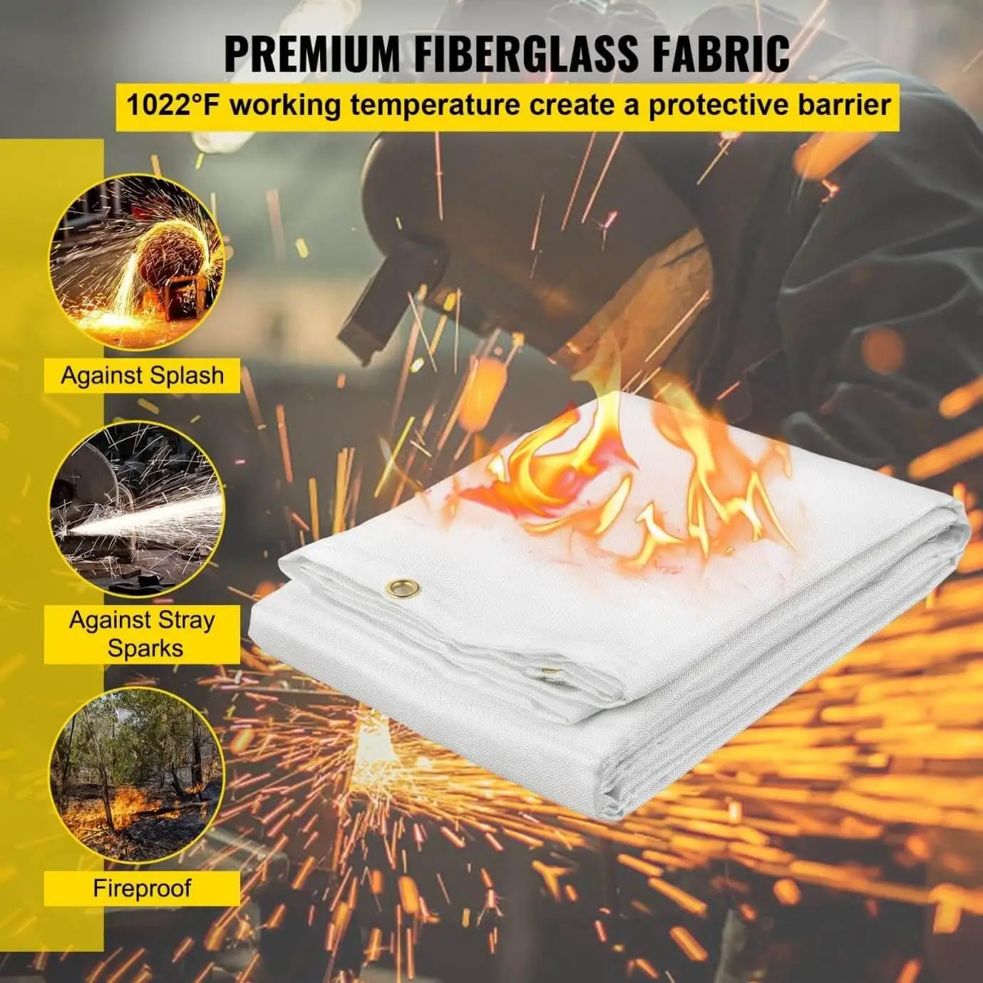 welding fire blanket features