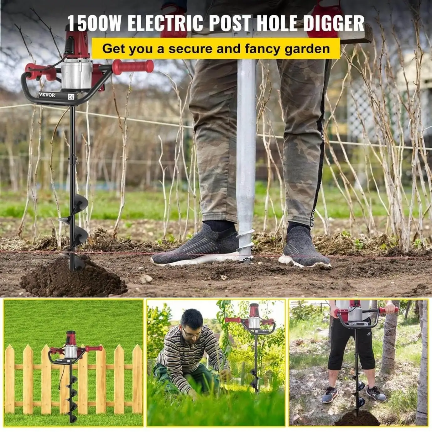 Lightweight post deals hole digger