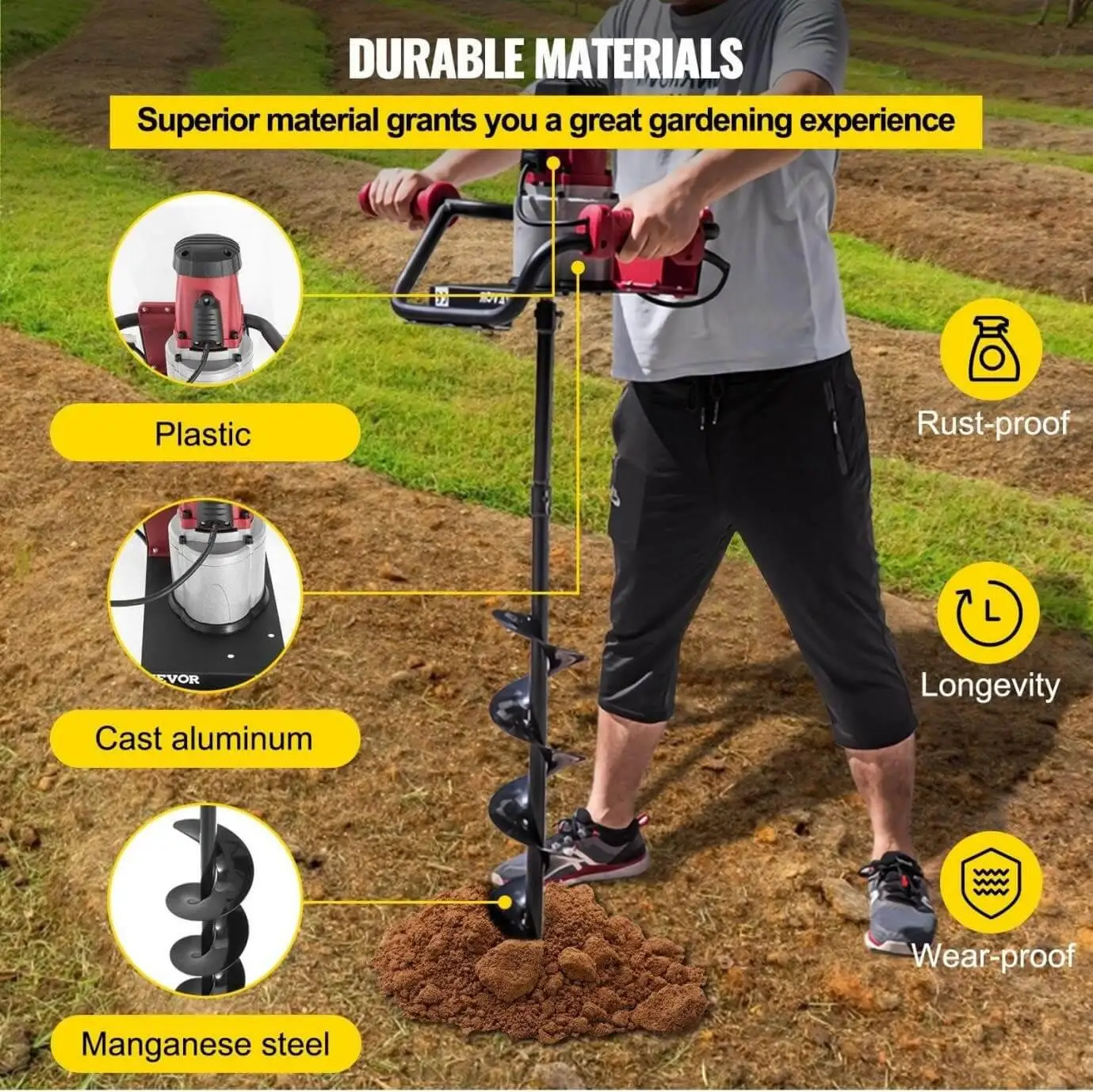 Best electric deals post hole digger