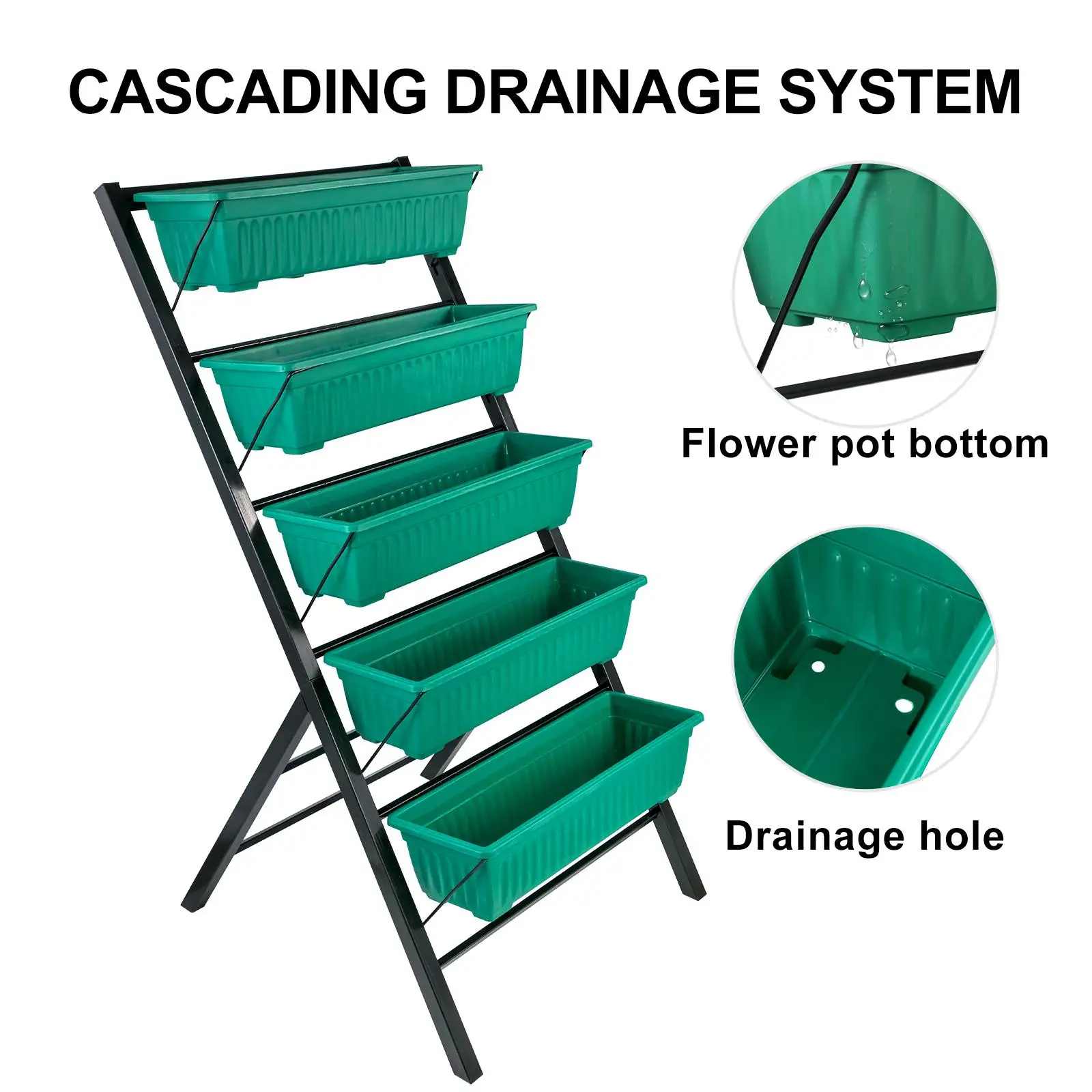 outdoor vertical garden planter