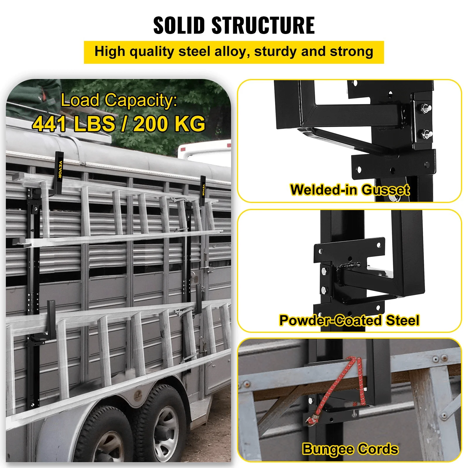 trailer ladder rack features
