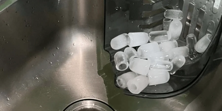 run a batch of ice after cleaning your ice maker
