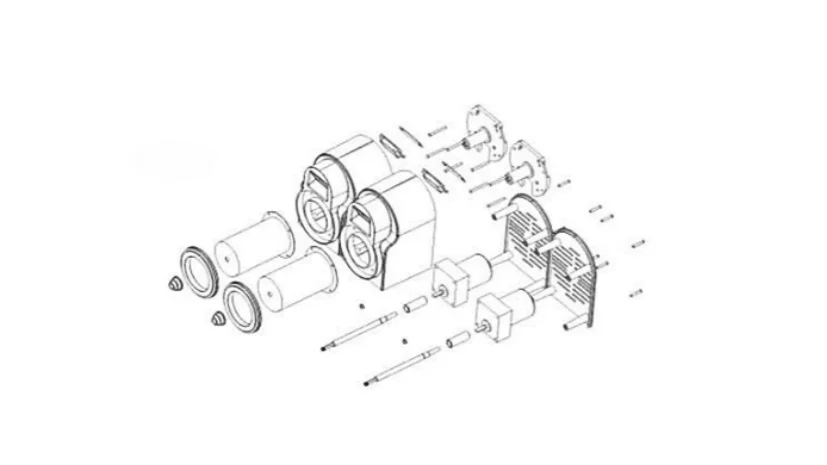 install all motor parts