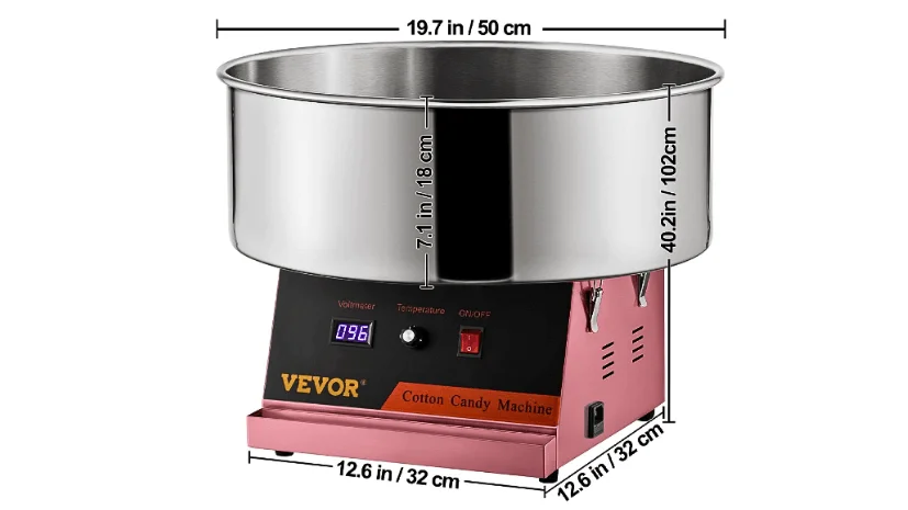 vevor cotton candy machine