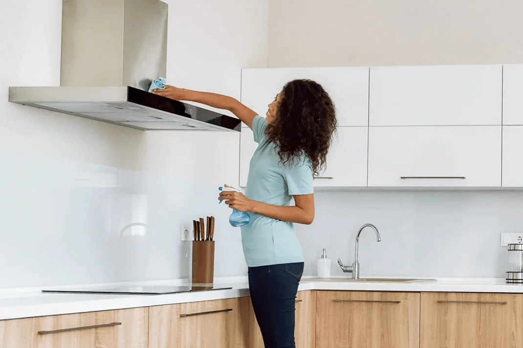 regularly clean your range hood