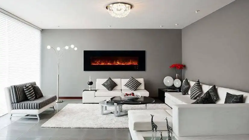 how to install a wall-mounted electric fireplace