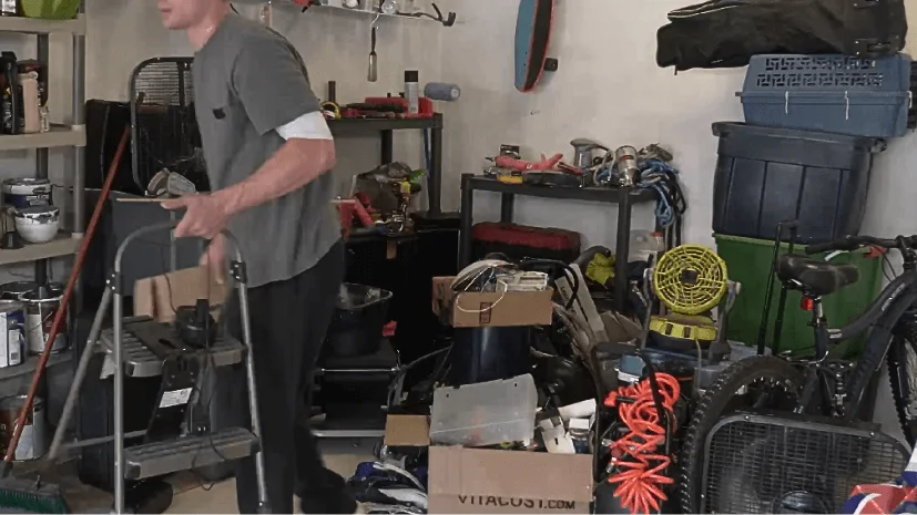 clean out the junk in your garage