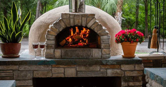 wood fired pizza oven