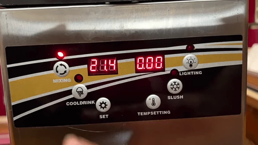 add flavor to the slush machine