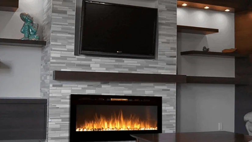 The Perfect Blend: Modern Fireplace TV Wall