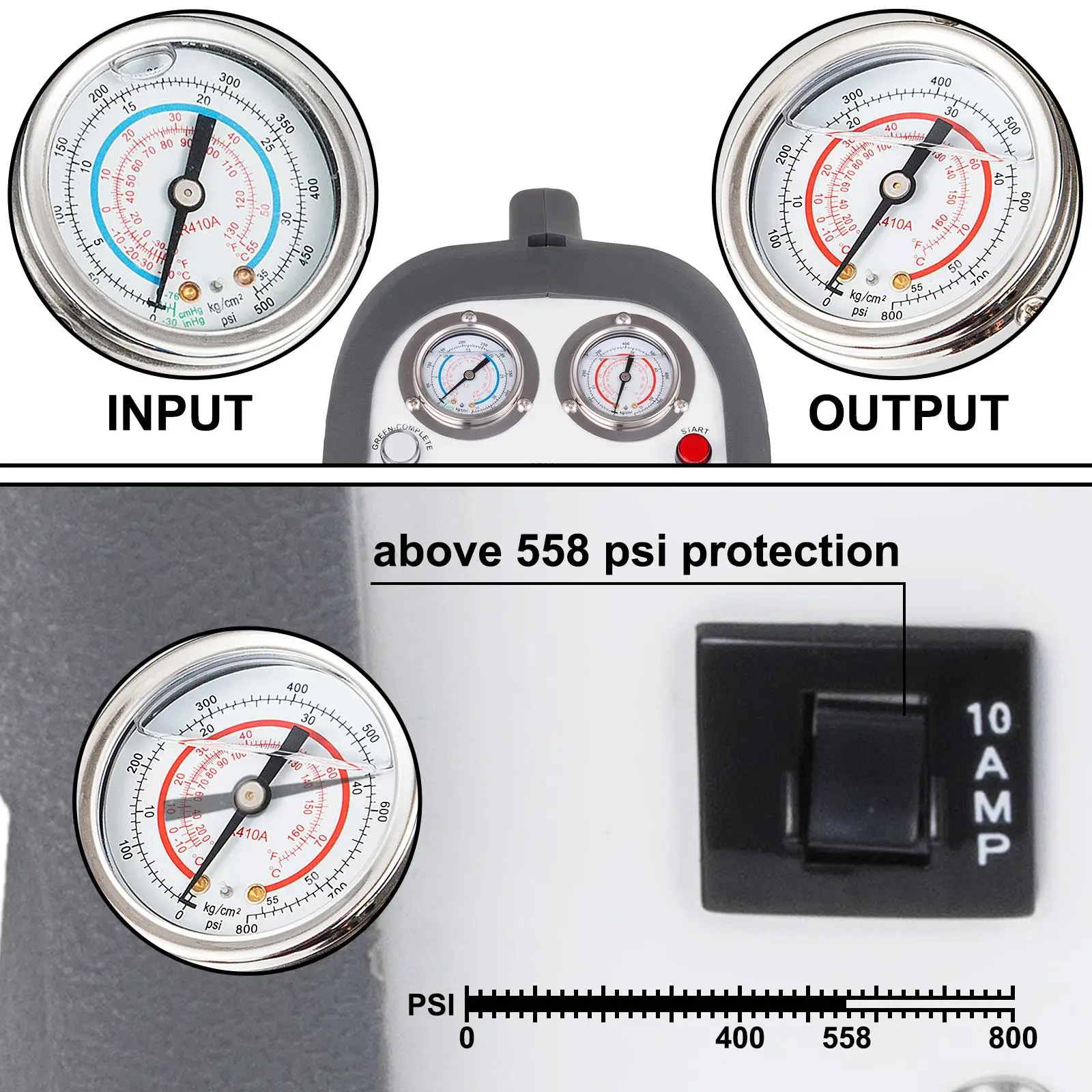 Automatic ac recovery machine