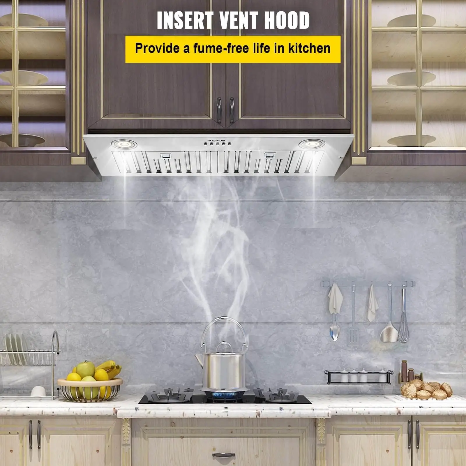 VEVOR 30-inch steel range hood insert