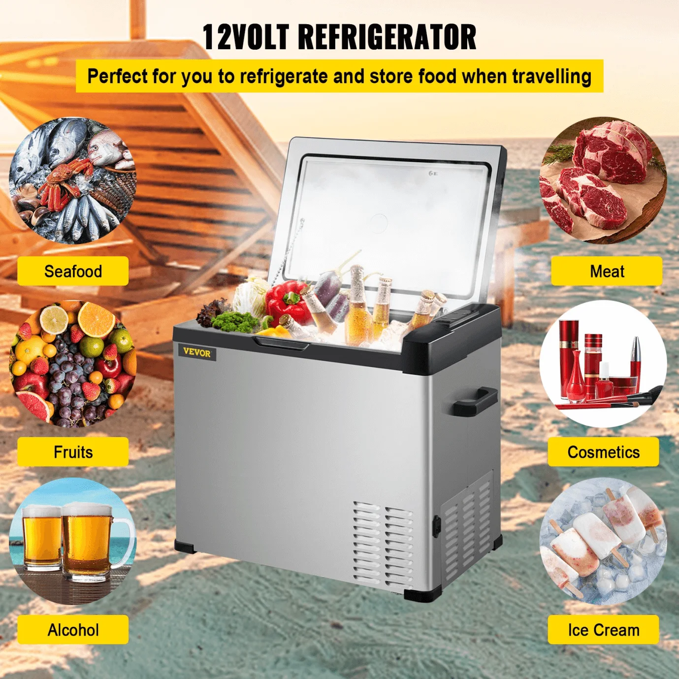 vevor car refrigerator 30l