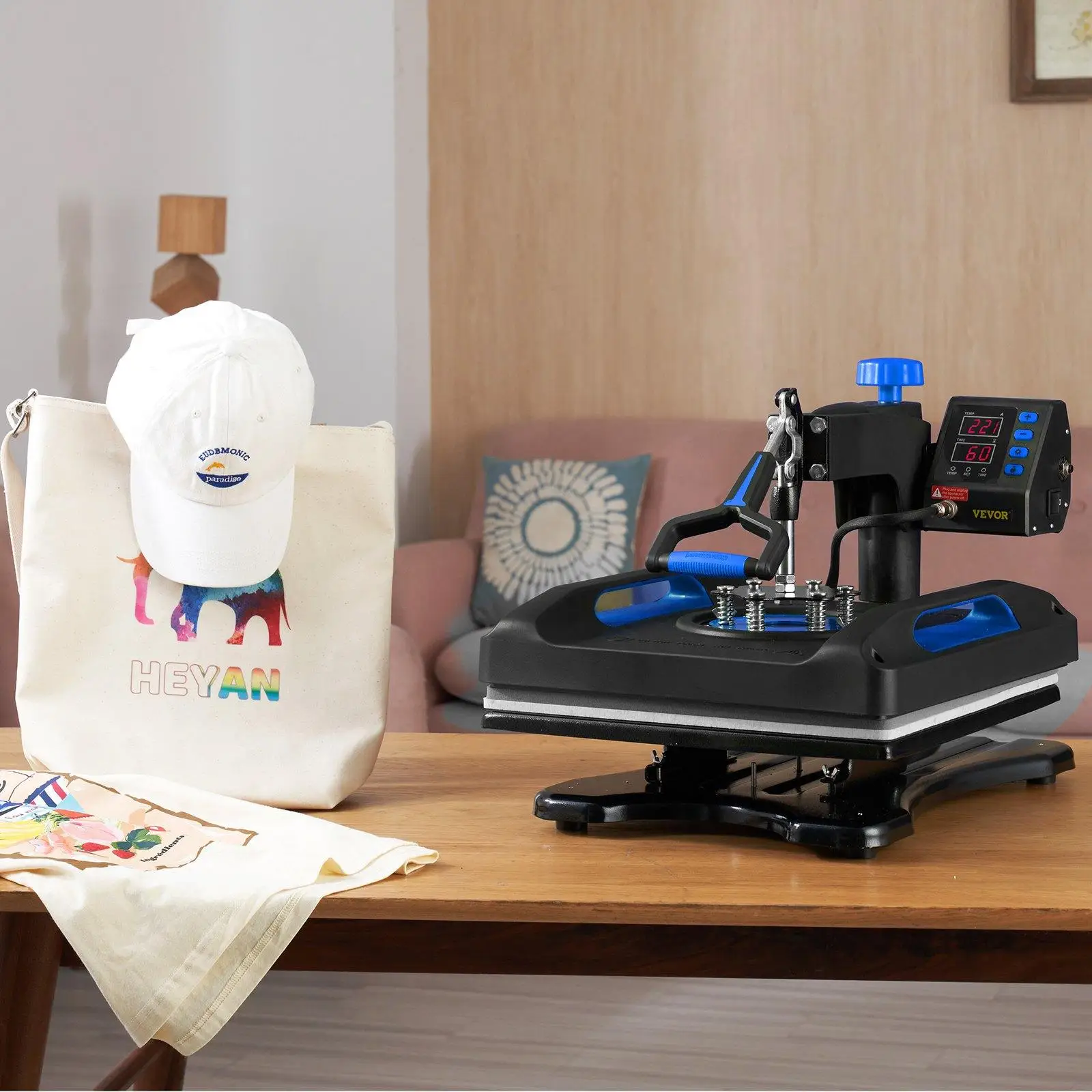 Portable convenient hobby digital diy heat press tshirt printing machine  for t-shirt printing