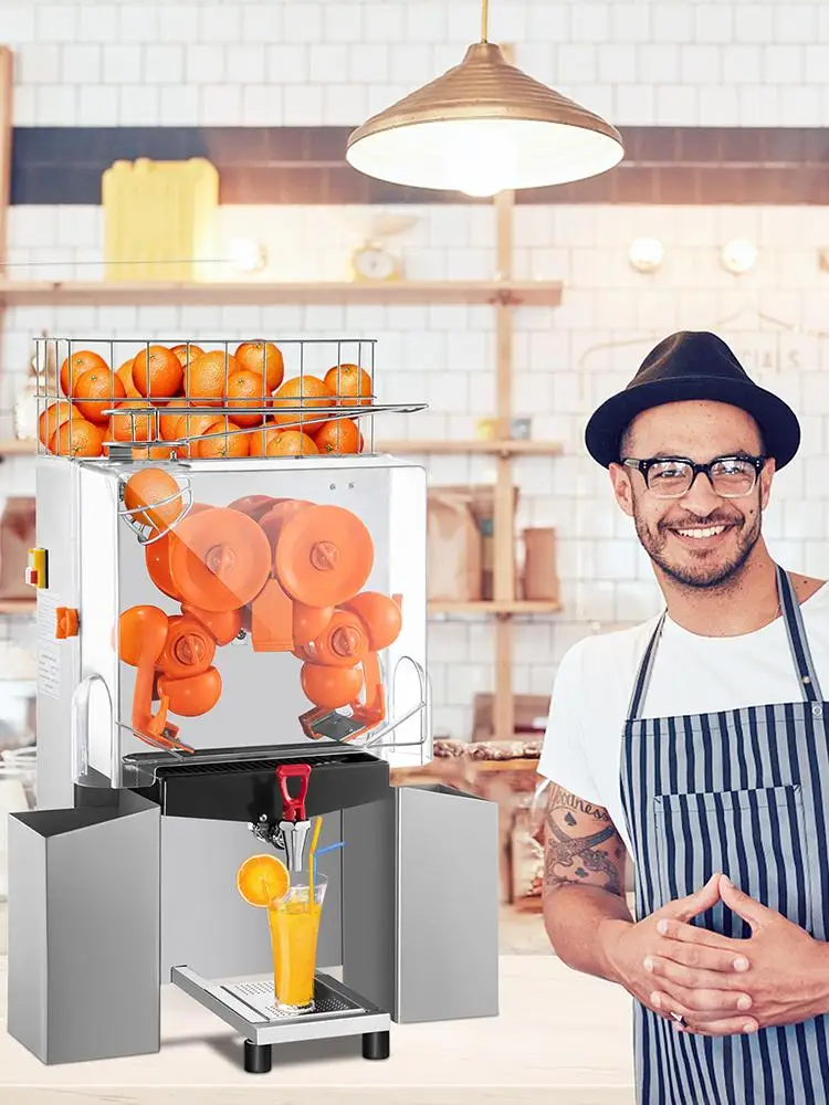 Commercial orange juicer machine