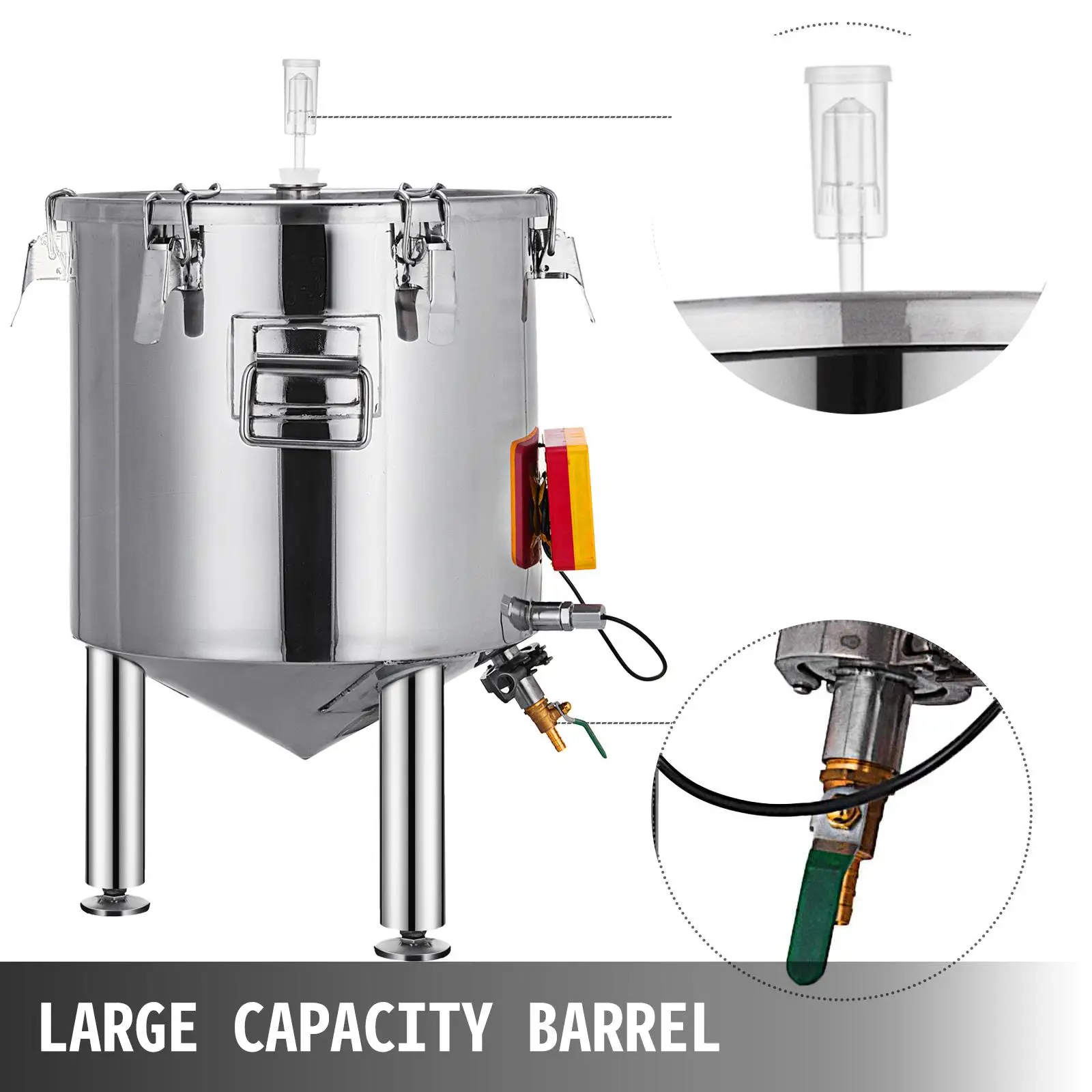 Conical fermenters stainless steel