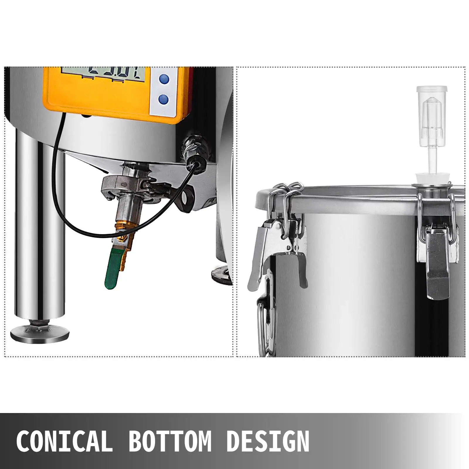 Conical fermenters stainless steel