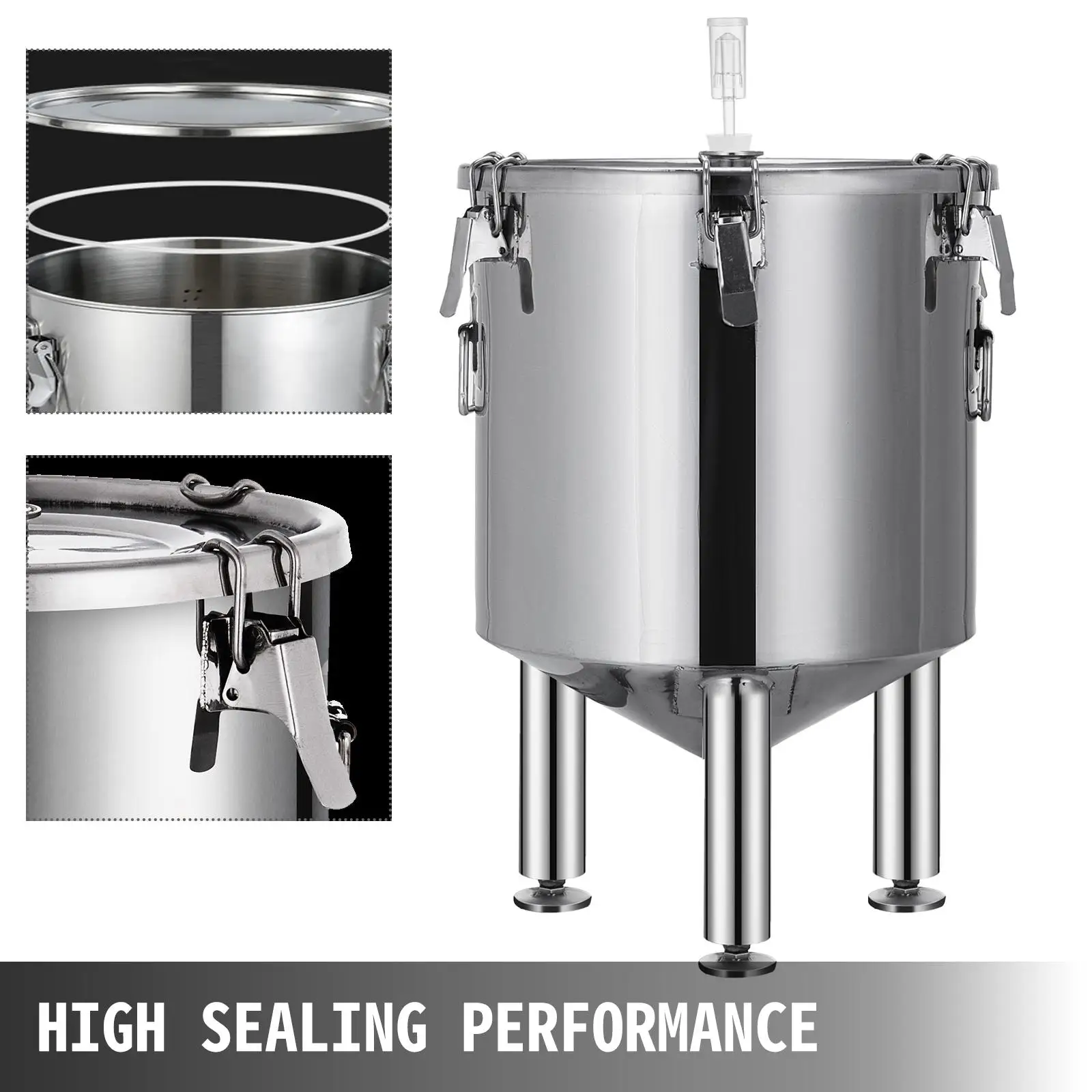 Conical fermenters stainless steel