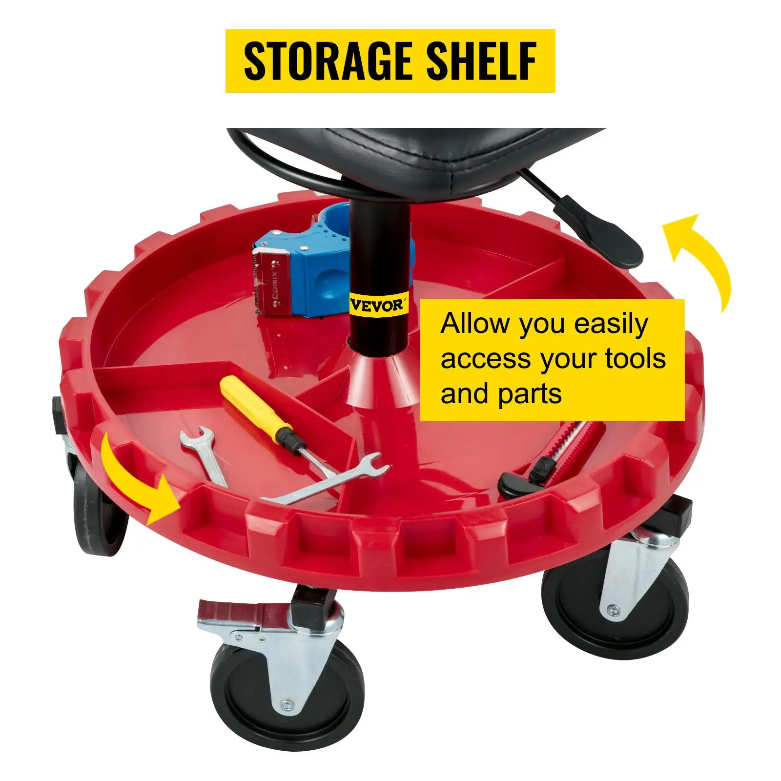 The 5 Best Shop Stools with Wheels for 2024 VEVOR Blog