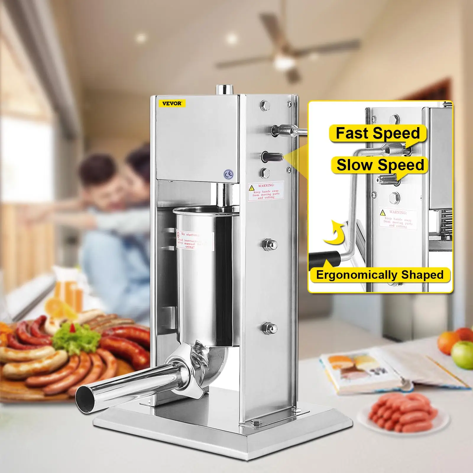 The Best Electric Meat Stuffer in 2024 and Beyond The VEVOR 12 L