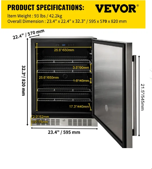 The Best Outdoor Beer Fridge of 2024 How to Choose The Best VEVOR Blog