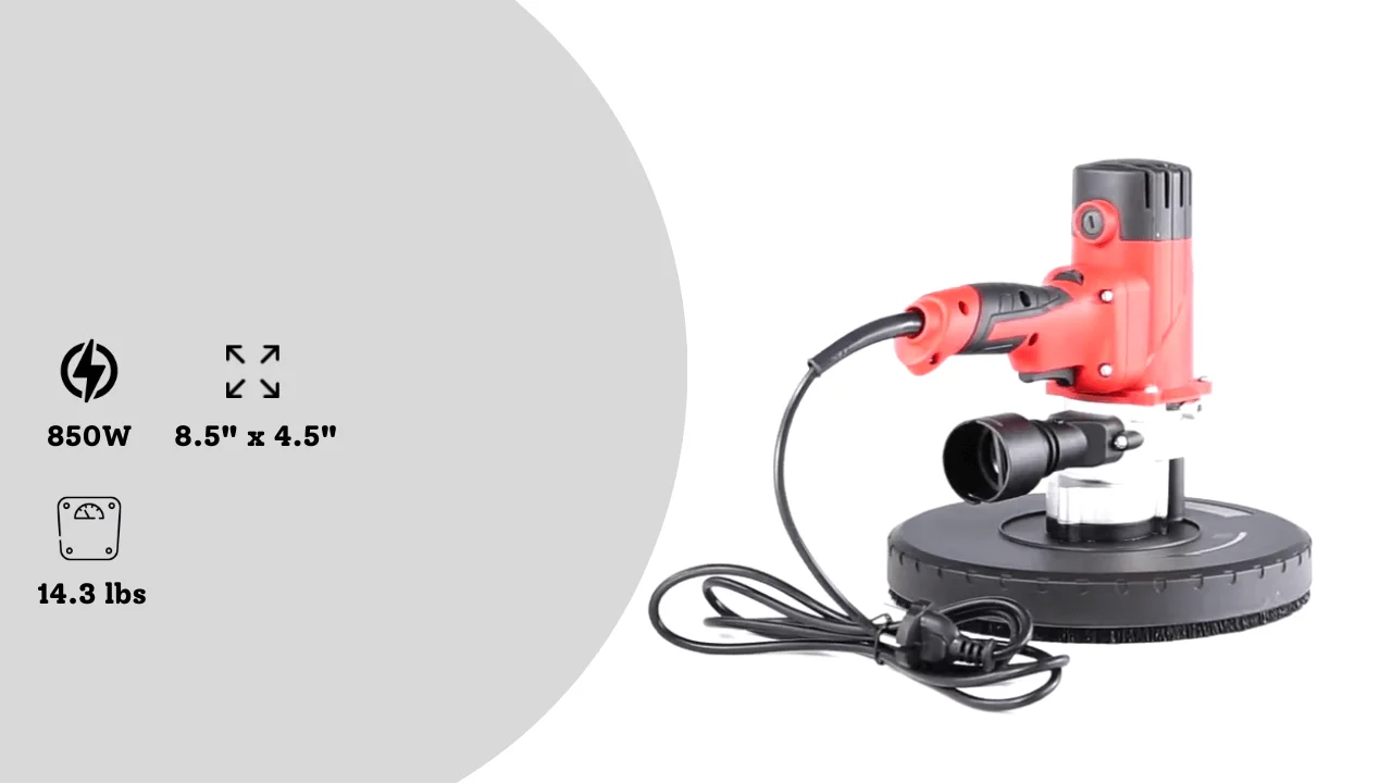 The Powerful Electric Drywall Sanders with Vacuum for DustFree Sanding