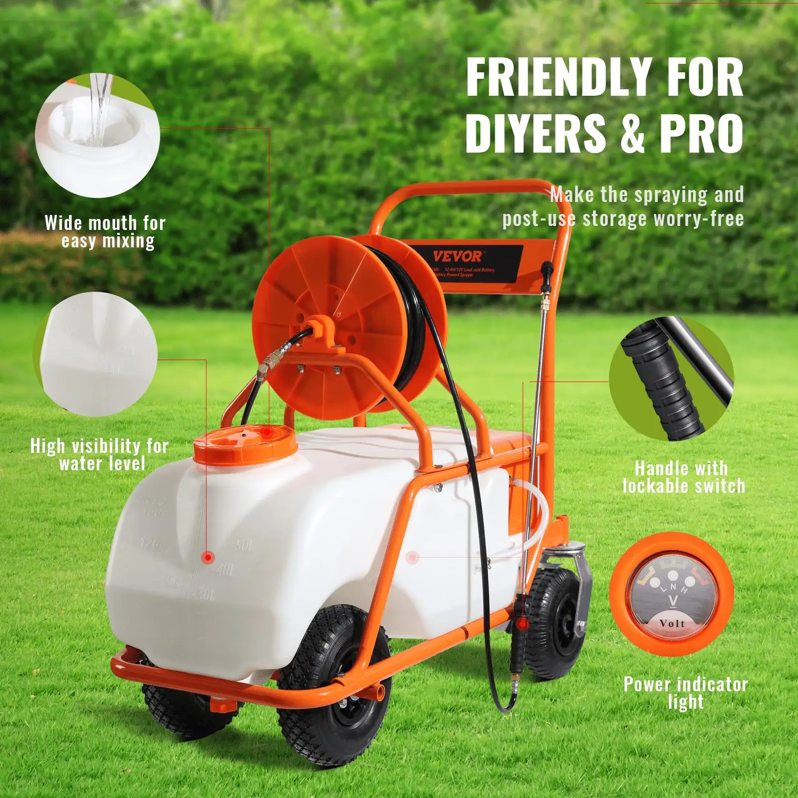 10 Best Battery-Powered Garden Sprayer Reviews in 2024 - VEVOR Blog