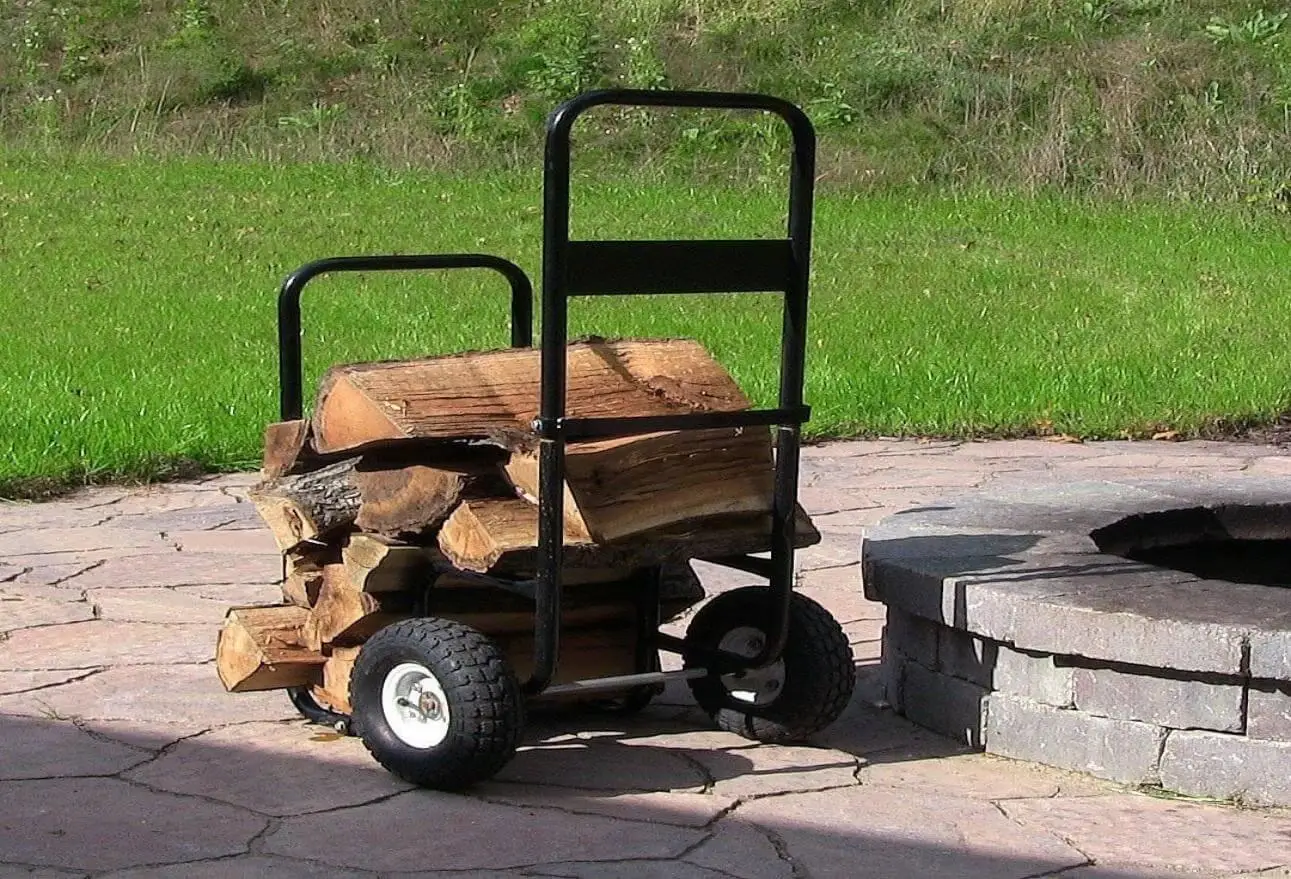 firewood log cart
