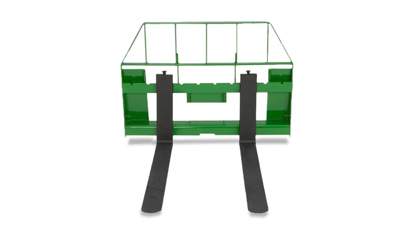 John Deere tractor pallet forks
