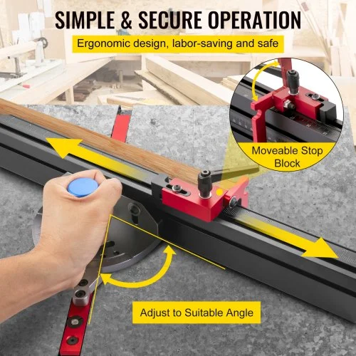 miter gauge table saw key features