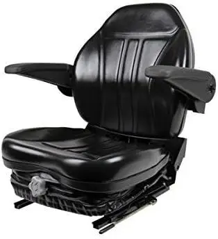 Black Talon Fabric Suspension Tractor Seat