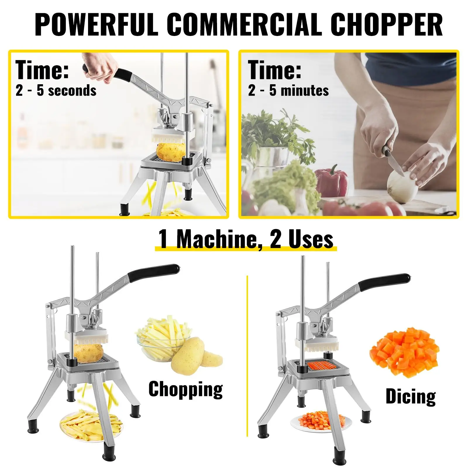 Top Rated Commercial Vegetable Fruit Chopper Reviews