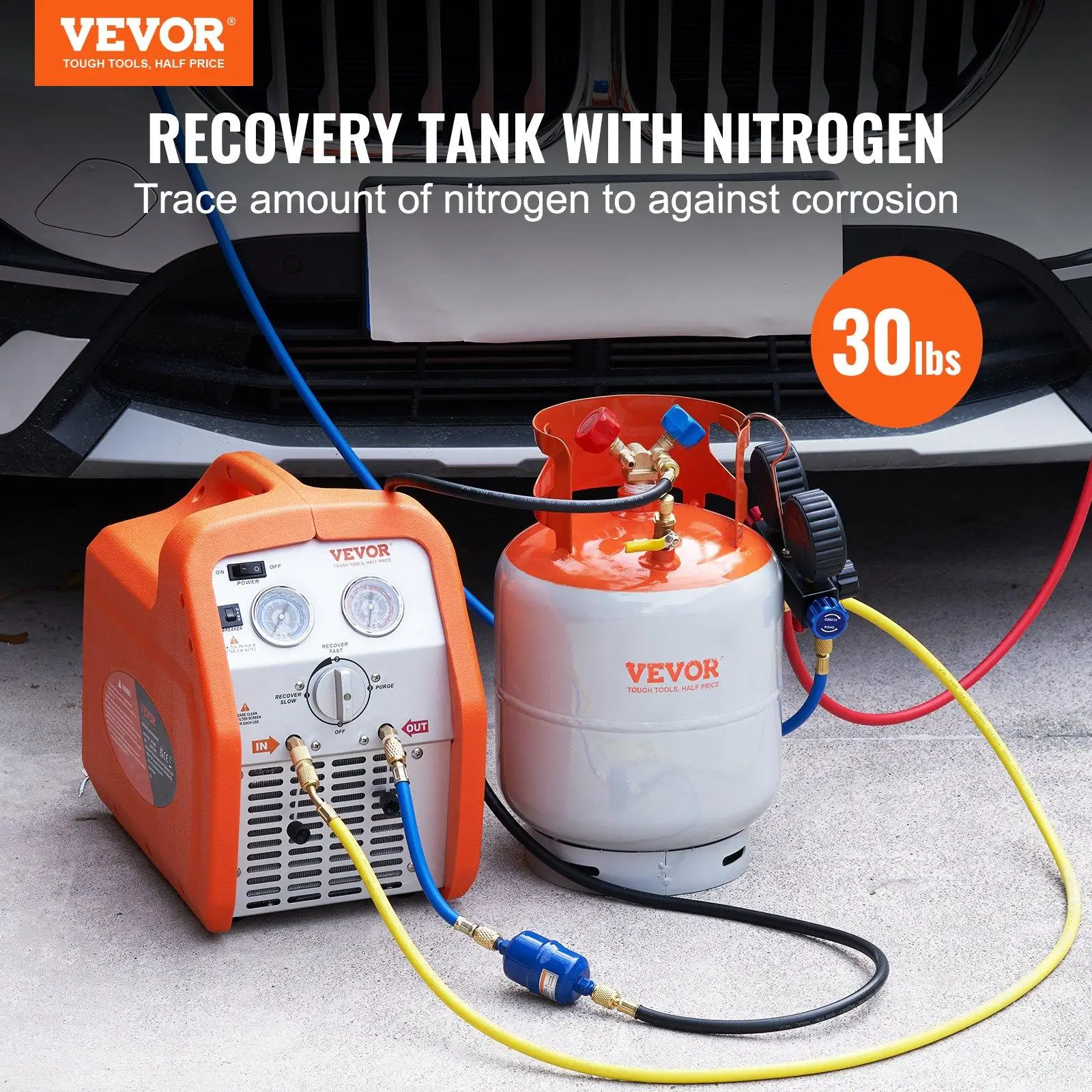 refrigerant recovery tank