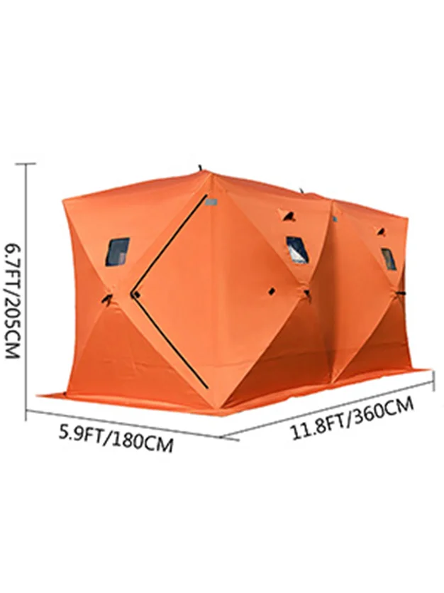 Ice Fishing Shelters Size